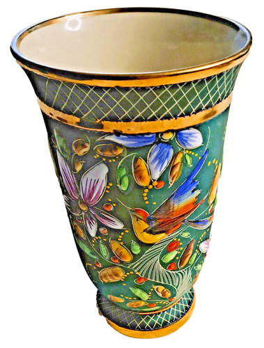 Ancien grand vase béquet - ancien, h.béquet