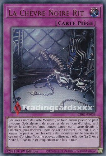 La chèvre noire rit - yu-gi-oh!,