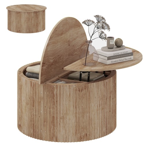 Homcom table basse - table, relevable