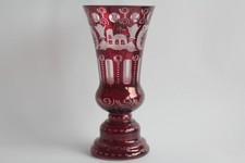 Bohemian Red Crystal Vase (72998)