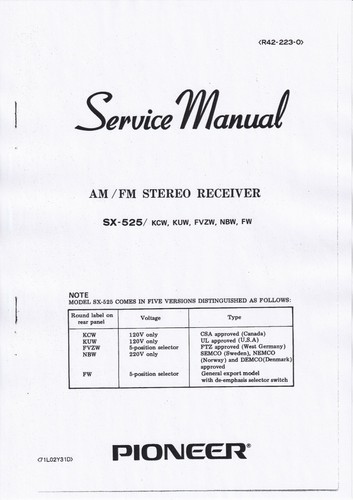 Manuel service pour - manuel,
