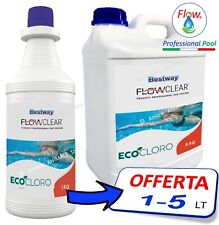 Bestway Eco Chlore Liquide → 1/5 Lt - Désinfectant Blanchir pour Eau Piscine