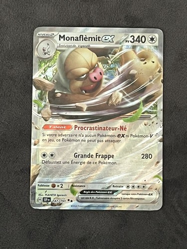 Carte pokémon monaflèmit - carte, ex