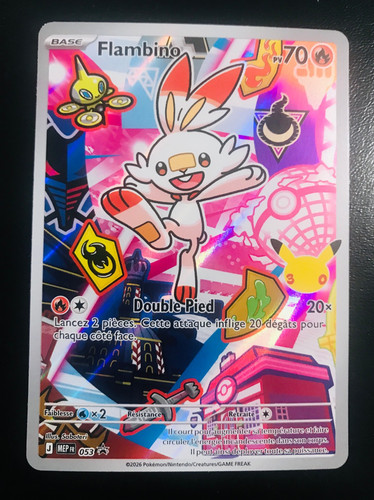 Carte pokemon flambino promo - carte,