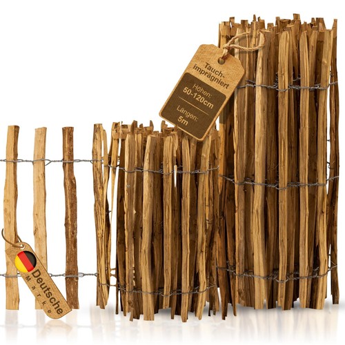 Clôture bois imprégnée - clôture, en