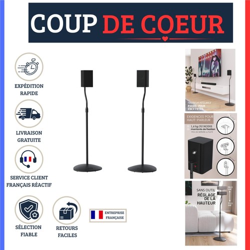 Support enceintes sanus - support, d'enceintes