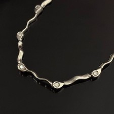 【CHIMENTO】18K 750 White Gold Diamond Bracelet