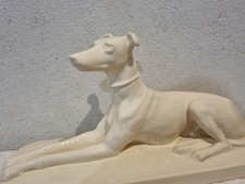 GRAND sujet CHIEN LEVRIER en