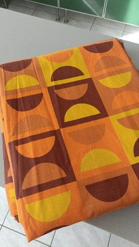 Coupon tissu coton - tissu, vintage