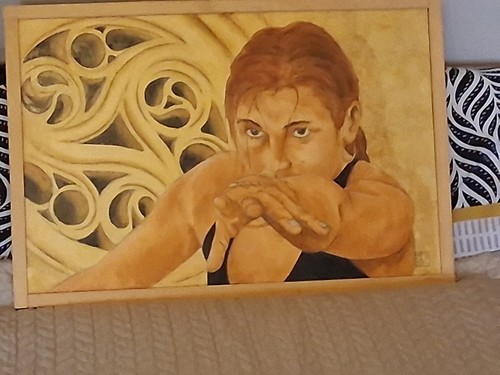 Portrait peinture huile sur - portrait,