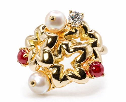 Bague cocktail vintage chaumet - bague,