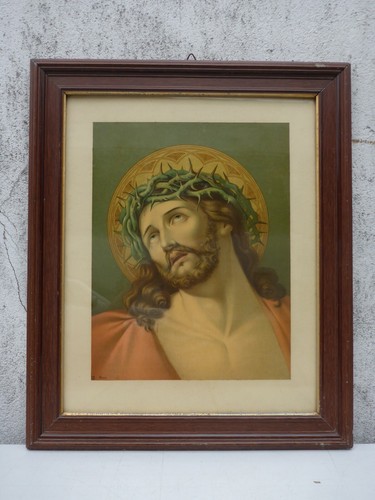 Vieux image impression jésus - vieux,
