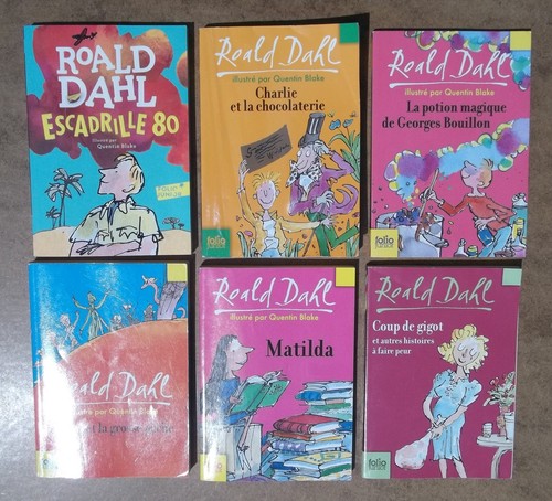 Lot livres roald dahl folio - lot, 6