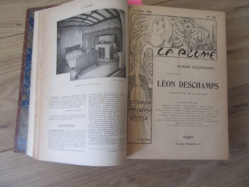 Mucha reliure plume 1900 - mucha,