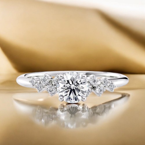 Bague diamant artisanale - , or