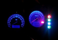 led clock upgrade kit lightenUPgrade BLUE suzuki TL1000R
