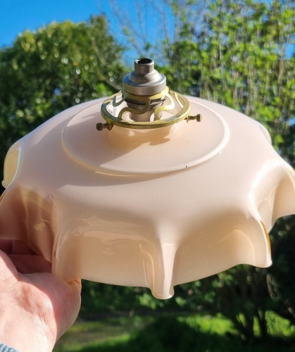 Abat jour vintage opaline - jour,