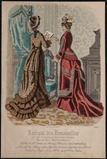 1875 - Gravure de mode -