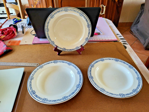 Assiettes royal terre de - 3, e.c