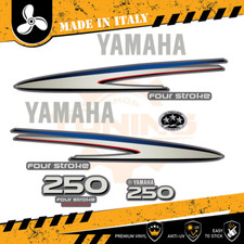 Décalcomanies adhésif Moteur hors-bord Yamaha 250 Ch - Four Stroke F250 SILVER