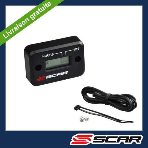 Compteur heures horaire moto - compteur,