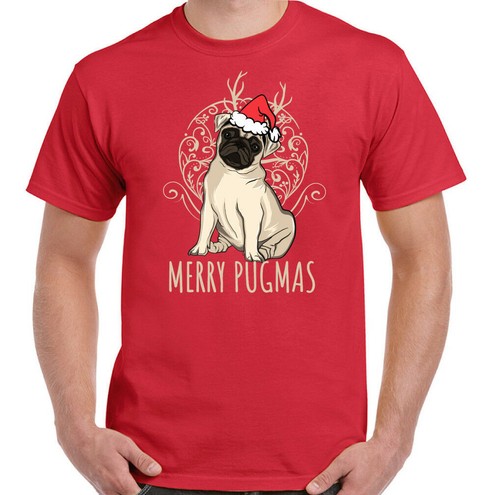 Joyeux pugmas hommes drôle - pugmas,