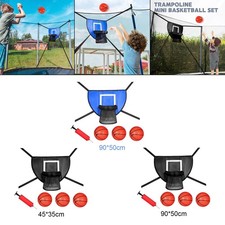Mini Trampoline Basket Hoop