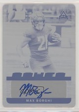 2021 Leaf Pro Set Power Base Printing Plate Black 1/1 Max Borghi Auto 0o50