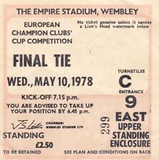 European Cup Final - Liverpool v Club Brugge 10-05-1978