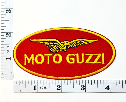 Embroidered patch moto guzzi - -,