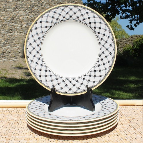 Ensemble assiettes plates - de, 6