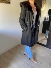 manteau fourrure renard Yves Salomon 