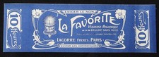 Antique label CANDLE THE FAVORITE Lacorre candle label Art Nouveau