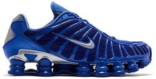 NIKE MEN SHOX TL AV3595 400 Hyper Royal Blue Metallic Silver shoes sz 10-13