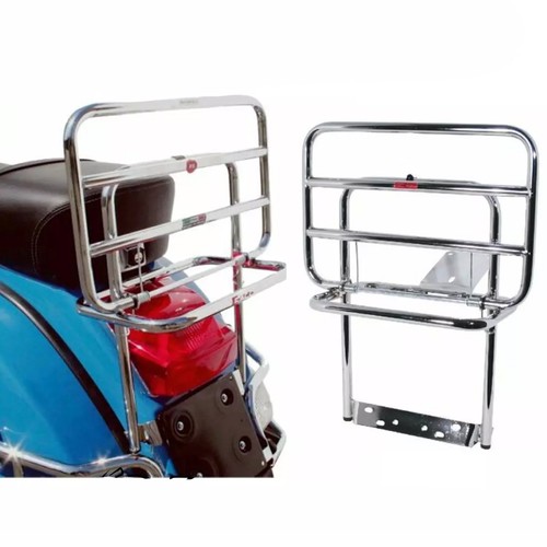Porte bagages arrière chromé - arrière,