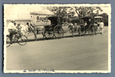 Philippines, Manila, Les Cabs de Manila Vintage silver print. Manila.  Car