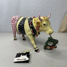 Cow Parade Figurine #7552 10” Haute Cowture