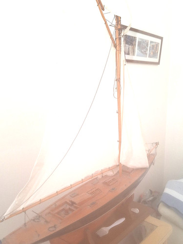 Maquette bateau voile - a,