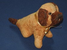 Ancien jouet, peluche, chien