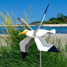 Moulin à Vent Durable Drôle de Mouette de Whirligig pour L'enfant de