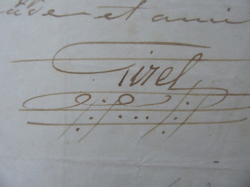 Franc maconnerie gisel - gisel, lettre