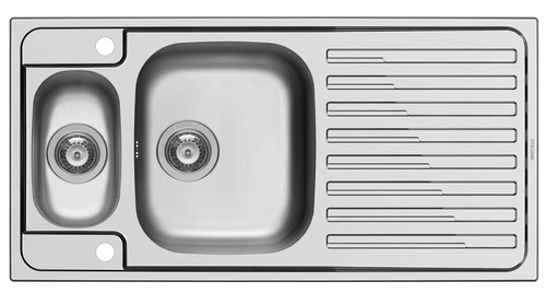 Evier cuisine 100x50cm - de,