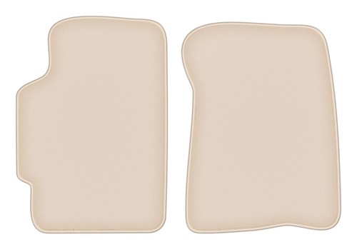 Tapis avant velours beige pour