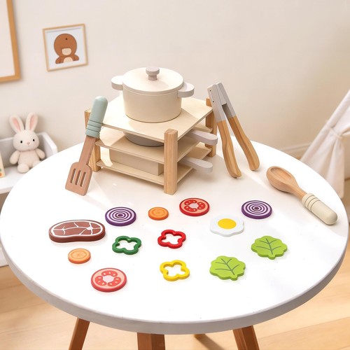 Cuisine bois pour enfants - en,