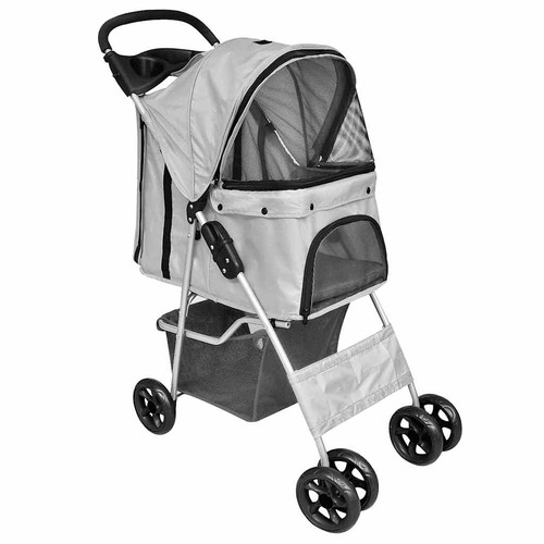 Poussette pliable pour chiens - pliable,