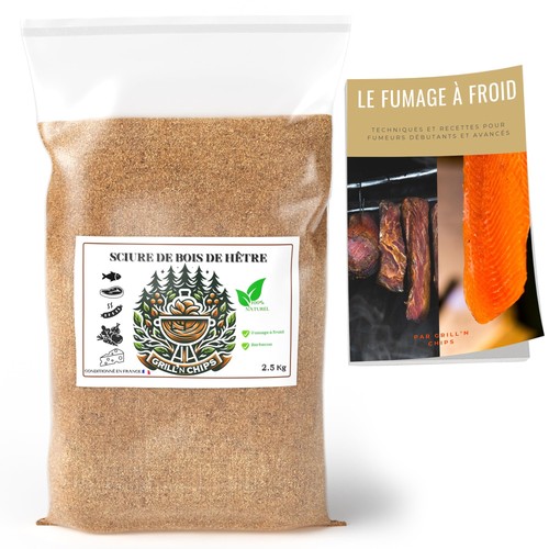 Sciure bois hêtre 2 - bois, 2,5kg