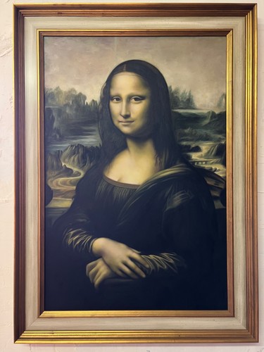 Grand tableau joconde mona - joconde,