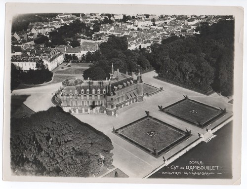 Ancienne photo aérienne - ancienne,