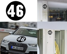 Numéro 46 Autocollant Vinyle