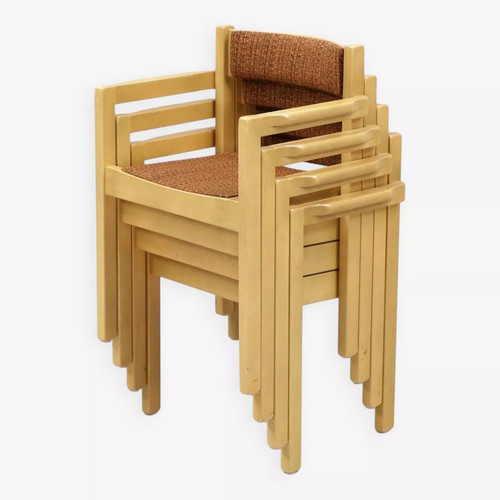 Lots chaises vintage - 4,